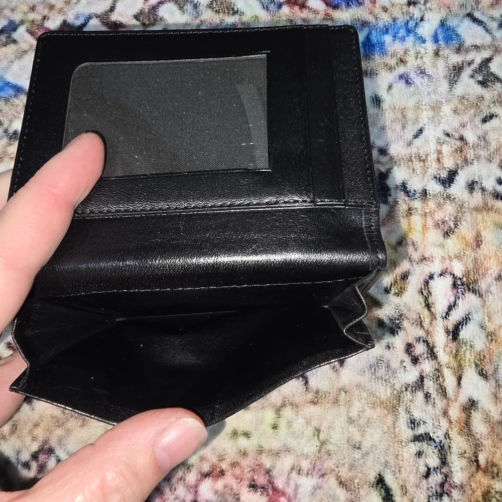 Givenchy Black Leather Card Wallet